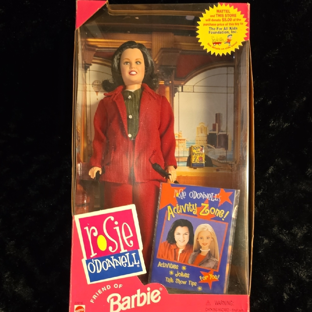 Mattel Barbie Doll in Red Outfit Rosie O'Donnell